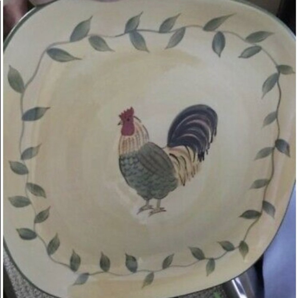Rooster Serving Plater